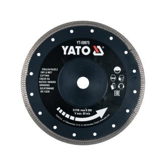   YATO Diamanttrennscheibe 230 x2,0 x 10 x 22,2 mm kontinuierlich