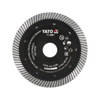 YATO Diamanttrennscheibe 115 x 1,3 x 10 x 22,2 mm Turbo