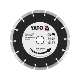   YATO Diamanttrennscheibe 180 x 2,5 x 8,0 x 22,2 mm segmentiert