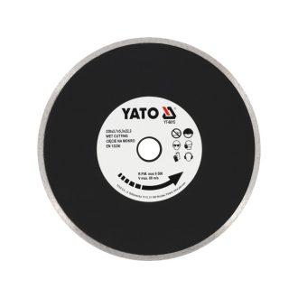   YATO Diamanttrennscheibe 230 x 2,7 x 5,3 x 22,2 mm kontinuierlich