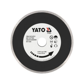   YATO Diamanttrennscheibe 180 x 2,2 x 5,3 x 25,4 mm kontinuierlich