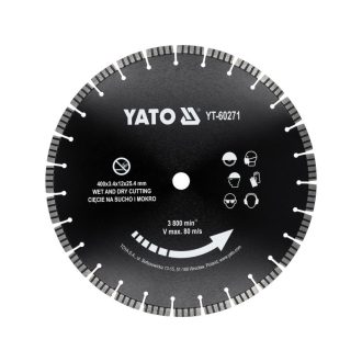 YATO Diamant-Trennscheibe 400 x 25,4 mm