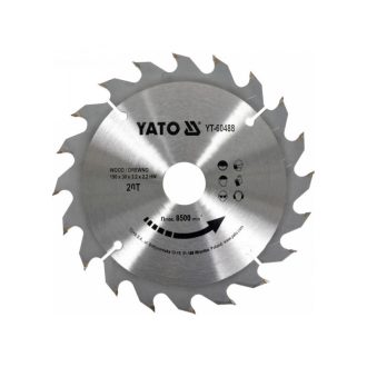 YATO Sägeblatt für Holz 190 x 30 x 2,2 mm / 20T