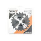YATO Sägeblatt für Holz 190 x 30 x 2,2 mm / 20T