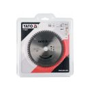 YATO Sägeblatt für Holz 160 x 20 x 1,5 mm / 60T