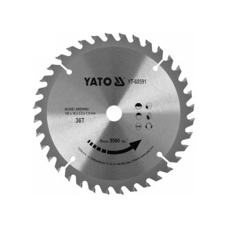 YATO Sägeblatt für Holz 165 x 16 x 1,5 mm / 36T