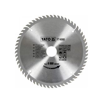 YATO Sägeblatt für Holz 210 x 30 x 2,2 mm / 60T