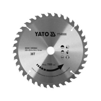 YATO Sägeblatt für Holz 235 x 25,4 x 1,8 mm / 36T