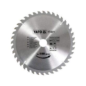 YATO Sägeblatt für Holz 250 x 30 x 2,2 mm / 40T