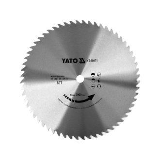 YATO Sägeblatt für Holz 500 x 32 x 2,9 mm / 60T