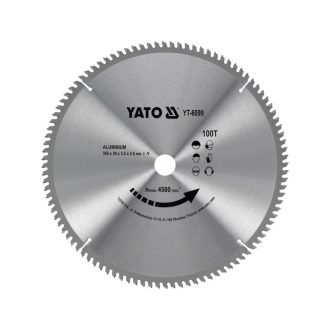 YATO Sägeblatt für Aluminium 350 x 30 mm x 2,5 mm / 100T