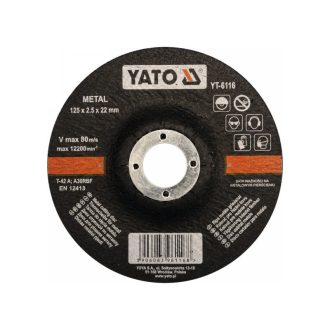 YATO Trennscheibe für Metall 125 x 2,5 x 22,2 mm