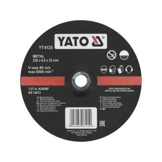 YATO Reinigungsscheibe für Metall 230 x 6,0 x 22,2 mm