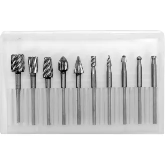 YATO Turbomühlen-Set 10-teilig für Metall (3,2 mm Schaft)
