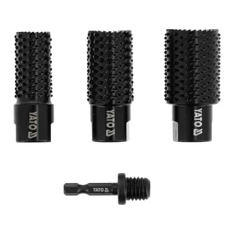 YATO Schleifkopf für Winkelschleifer mit Adapter