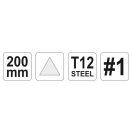 YATO Dreieckfeile 200 mm / #1 grob