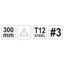 YATO Dreieckfeile 300 mm / #3 fein