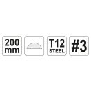 YATO Halbrundfeile 200 mm / #3 fein