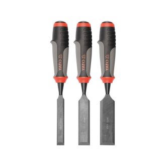 YATO Holzmeißel-Set 3-teilig mit Kunststoffgriff 16-32 mm