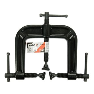 YATO 3-Seiten-Klemme 62 x 62 mm