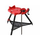 YATO Rohrspannstock mit Kette und Ständer 1/8-6"