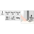 YATO Pumpenmontage-Pad-Set 3-teilig 135 kg