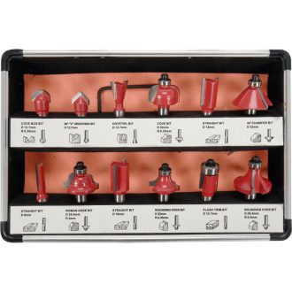 YATO Oberfräser-Set 12-teilig 8 mm