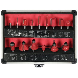 YATO Oberfräsensatz 15-teilig 6 mm