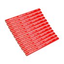 YATO Zimmermannsbleistift 175 mm für Holz rot (12 Stück)