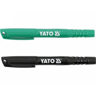 YATO Markierungsfilzstifte 2 Stück schwarz - grün