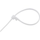 YATO Lösbare Kabelbinder 3,6 x 150 mm weiß (100 Stück)