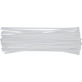 YATO Lösbare Kabelbinder 7,6 x 450 mm weiß (100 Stück)