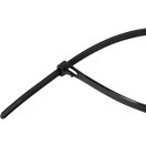 YATO Lösbare Kabelbinder 4,8 x 200 mm schwarz (100 Stück)