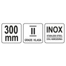 YATO Lineal Edelstahl 300 mm