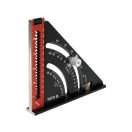 YATO rechtwinkliges Lineal mit Basis 290 x 185 mm Aluminium