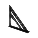 YATO rechtwinkliges Lineal mit Basis 180 mm