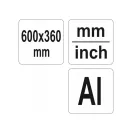 YATO Verstellbarer T-Winkel 600 x 360 mm