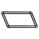 YATO Winkelmesser für Pflaster 250 x 120 mm Alu