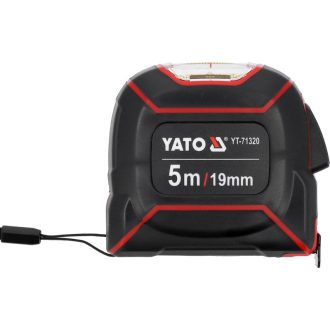 YATO Maßband mit oberer Öffnung 5 m x 19 mm gummiert