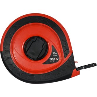 YATO Maßband 30 m x 15 mm Glasfaser geschlossen
