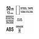 YATO Maßband 50 mx 13 mm Stahl