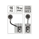 YATO Kompressionsmesser für Dieselmotor 70 Bar