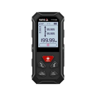 YATO Bidirektionaler Laser-Entfernungsmesser 2 x 100 m