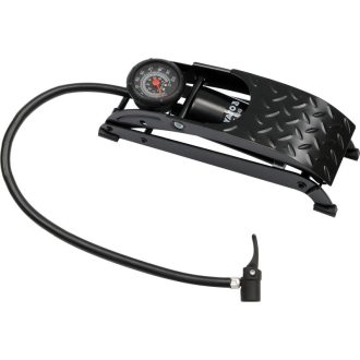 YATO Fußpumpe mit Manometer aus Metall 0-0,7 MPa