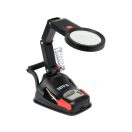 YATO Lötständer mit Lupe und LED-Licht