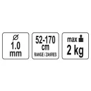 YATO Werkzeughalterkabel bis 2 kg