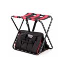 YATO Klappstuhl mit Werkzeughalter 22 Taschen