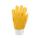 YATO Arbeitsschutzhandschuh Leder Größe 10 gelb