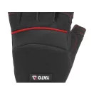 YATO Arbeitsschutzhandschuh ohne Fingerkuppen, Größe 10, schwarz