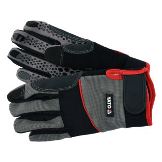 YATO Arbeitsschutzhandschuhe Nummer 9 gepunktet